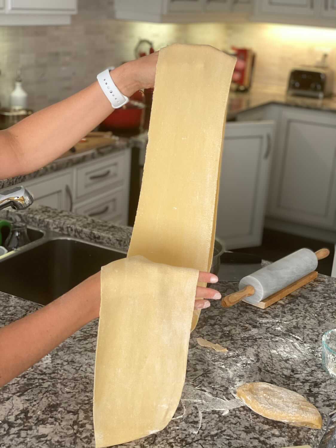 Making pasta from scratch -- a photo from My Nonna Ma